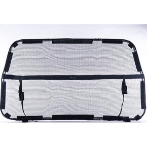 MULTI-USE VINYL PLASTIC OR MESH CAR DIVIDER, USE AS A SNEEZE GUARD or PET BARRIER FOR DRIVER PROTECTION, PERFECT PROTECTION PARTITION or MESH PET DIVIDER DIVIDES FRONT SEAT & BACK SEAT