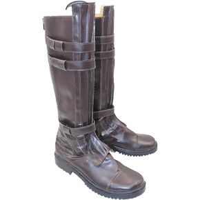 Adult Men Jedi Boots Anakin Skywalker Obi Wan Kenobi Cosplay Leather Boots Kylo Ren Luke Knee High Halloween Costume Shoes