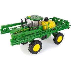 John Deere Tomy Big Farm Lights & Sounds JD R4023 Sprayer, Green, Yellow (1:16 Scale),Unisex Children