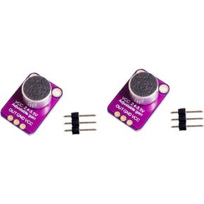 NOYITO MAX4466 Electret Microphone Amplifier Adjustable Gain (Pack of 2)
