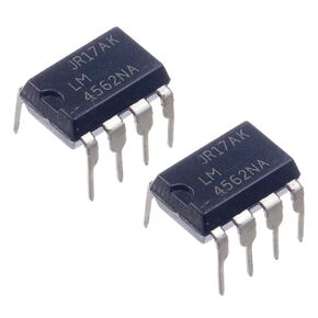 2pcs LM4562NA LM4562 Dual High Performance, High Fidelity Audio Operational Amplifier IC，DIP-8.