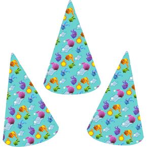 PC Sunny Bunnies 10 Birthday Party Paper Hats - Whimsical Headwear for a Bunny-Tastic Celebration!