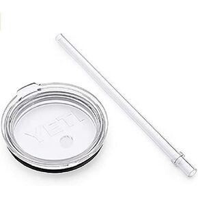 Rambler Shatter-Proof Dishwasher-Safe Replacement Yeti Lid and Straw 30OZ