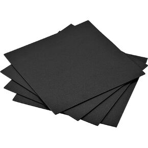 uxcell Black EVA Foam Sheets 10 x 10 Inch 3mm Thickness for Crafts DIY Projects, 4 Pcs