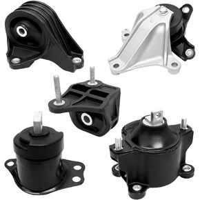 Set of 5, Engine Motor Mount and Transmission Mount Kit Replacement Compatible with 2008-2012 Accord 2.4L L4, 2009-2013 TSX Automatic Trans Only, Replace OE# A4565, A4572, A4570, A4584, A4561