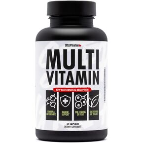Sculpt Nation by V Shred Multivitamin - Daily Multivitamin for Women and Men with Zinc, Vitamin C, and Copper, Nutritional Support with One Serving of Fruit and Veggies - 60 Capsules