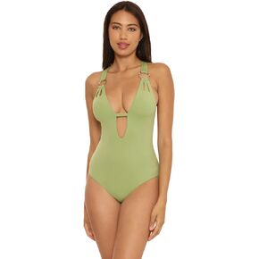 BECCA by Rebecca Virtue Color Code Skylar Plunge One-Piece