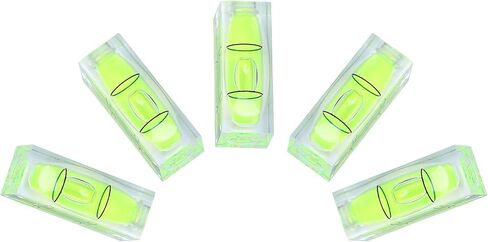 BETHEL 5PCS Mini Level-Mini Bubble Spirit Level Small Square Quality Measuring Instruments Small Levels Layout Tools for Picture Hanging(15×15×40MM) in Kuwait