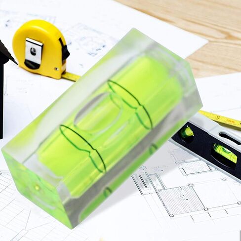BETHEL 5PCS Mini Level-Mini Bubble Spirit Level Small Square Quality Measuring Instruments Small Levels Layout Tools for Picture Hanging(15×15×40MM) in Kuwait