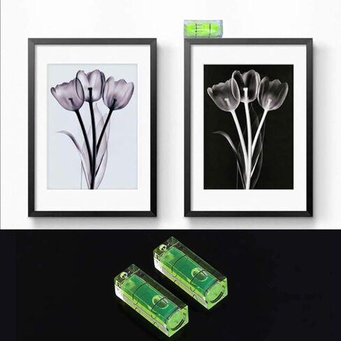 BETHEL 5PCS Mini Level-Mini Bubble Spirit Level Small Square Quality Measuring Instruments Small Levels Layout Tools for Picture Hanging(15×15×40MM) in Kuwait