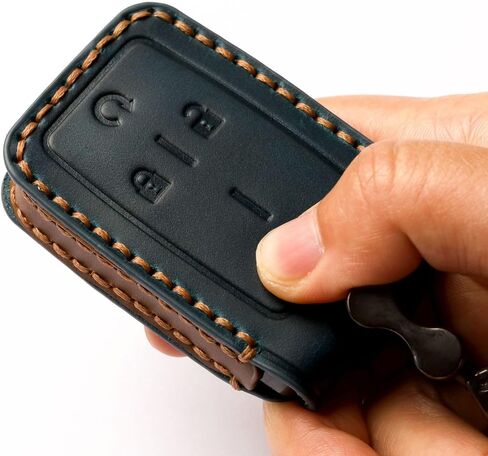Car Key Fob Cover, Soft Full Protection Key Case Shell Compatible with Chevrolet Silverado Colorado GMC Canyon Sierra Smart Key 3 4 5 Buttons Protector (A-Black) in Saudi Arabia