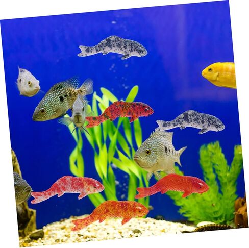 Beaupretty 5Pcs Mini Ornament Artificial Small Fish Five Colors Animal Goldfish Household Fish Tank Decor Fish Tank koi carp Ceramics Fairy Garden Decorate Fake Fish Small Aquarium in Saudi Arabia