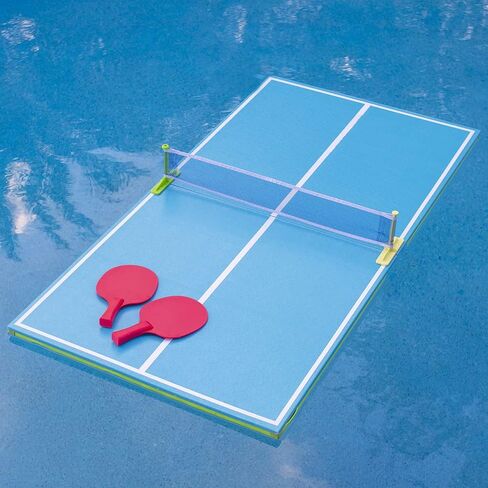 Pool Tennis Set Game for Two (2) with Floating Pool Table. The Ultimate Floating Pool Table for Hours of Fun and Entertainment. in Saudi Arabia