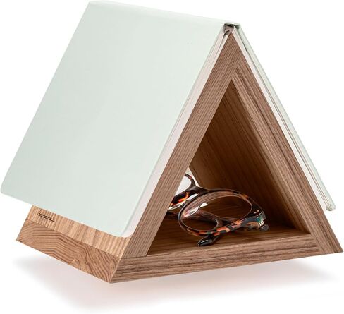 Triangle Book Page Holder | Triangle Bookmark | Wooden Reading Rest | Triangle Book Stand | Book Accessories | Book Holder for Reading | Reading Valet | Book Lovers Gifts | Oak Wood Book Minder in Saudi Arabia