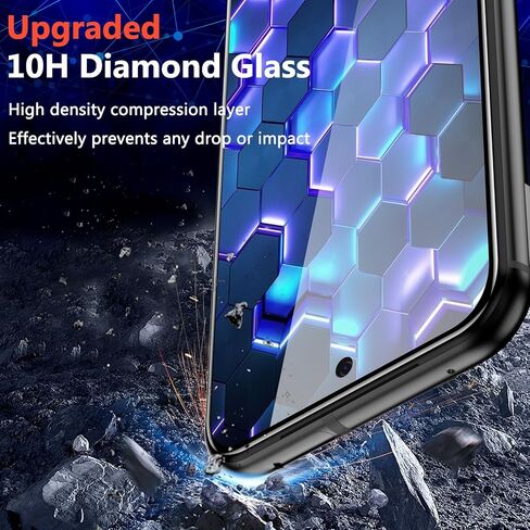 [2+2 Pack] for Google Pixel 8A Privacy Screen Protector and Camera Lens Protector, Anti-Spy, Fingerprint Unlock, Easy Installation, Pixel 8A Screen Protector Tempered Glass in Kuwait