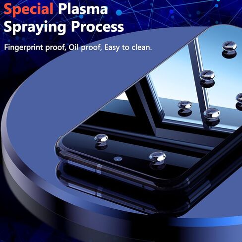 [2+2 Pack] for Google Pixel 8A Privacy Screen Protector and Camera Lens Protector, Anti-Spy, Fingerprint Unlock, Easy Installation, Pixel 8A Screen Protector Tempered Glass in Kuwait