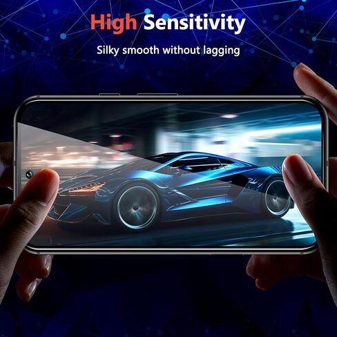 [2+2 Pack] for Google Pixel 8A Privacy Screen Protector and Camera Lens Protector, Anti-Spy, Fingerprint Unlock, Easy Installation, Pixel 8A Screen Protector Tempered Glass in Kuwait