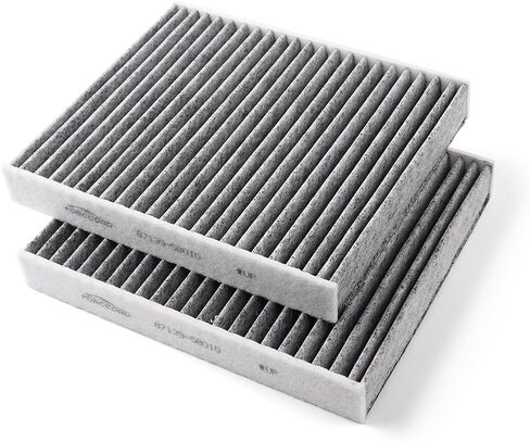 2 Pack HEPA Cabin Air Filter Fits for 2023-22 Tundra, 2023-18 Lexus LS500h, 2023 Sequoia Activated Carbon Cabin Filter Replacement 87139-50110 Car Accessories in Saudi Arabia