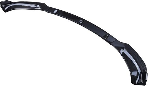 MUCO 3pcs Front Bumper Lip Spoiler Kit Compatible with 2017 2018 2019 2020 2021 2022 Tesla Model 3 Carbon Fiber Look Valance Fascia Cover Guard Protection Conversion in Saudi Arabia
