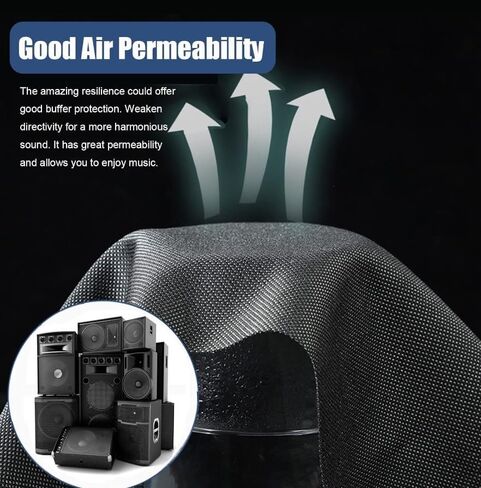 Speaker Radio Mesh Cloth,Waterproof Speaker Cloth Speaker Grill Cloth Polyester Breathable Waterproof Dustproof Speaker Mesh Fabric Protector ,Waterproof Speaker Cloth For Stage Speakers And Ktv Boxes in Saudi Arabia