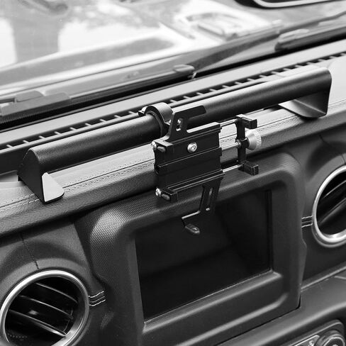 RT-TCZ لـ 2018-2022 Jeep Wrangler JL JLU حامل الهاتف ثابت بما فيه الكفاية لملحقات معدات الطرق الوعرة المتوافقة مع 2020 Jeep Gladiator JT in Saudi Arabia