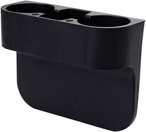 Car Cup Holder Multifunction Drink Bottles Cell Phone Holder Car Seat Gap Cup Storage Pocket Organizer Car Accessories Black in Saudi Arabia