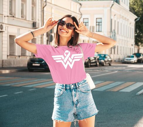Breast Cancer Shirts for Women Support Squad Pink Ribbon Breast Cancer Awareness Top Short Sleeve Fall Tee Shirts in Saudi Arabia
