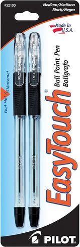 PILOT EasyTouch Refillable & Retractable Ballpoint Pens, Fine Point, Black Ink, Single Pen (32230) in Saudi Arabia