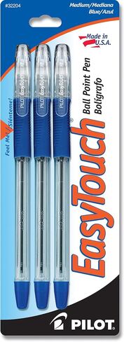 PILOT EasyTouch Refillable & Retractable Ballpoint Pens, Fine Point, Black Ink, Single Pen (32230) in Saudi Arabia