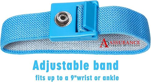 Assurance Designed Black Grounding Wrist Strap 2 Pack. Use for Earth Connection & EMF Radiation Protection - Use for Desk, Floor, Bed, Pillow or Yoga in Saudi Arabia