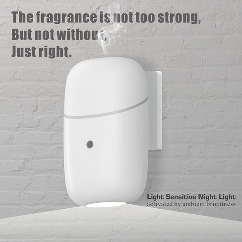 Waterless Essential Oil Diffuser - 10ml Plug in Diffuser for Bedroom, Bathroom, Living Room,Reading Room, Yoga Room, Small Office, and Anywhere in Your Home,Suitable for Small and Medium-Sized Rooms in Saudi Arabia