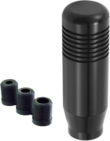 Lunsom Short Weighted Shifter Knob, Aluminum Alloy Shifter Head Lever Shifting Handle Car Gear Stick Knobs with 3 Adapters Fit Most Auto Manual Transmission Vehicle in Saudi Arabia