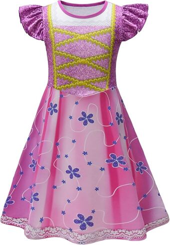 Girls Princess Costume Halloween Birthday Party Dress Cosplay Outfits in Kuwait