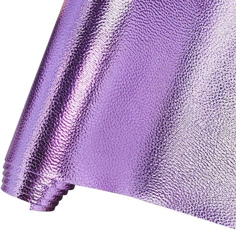 HYANG Metal Lychee Embossed Black Faux Leather Sheets 1 Rolls 12"X53"(30cmX135cm),Faux Leather Very Suitable for Making Crafts, Leather Earrings, Bows,Handbag，Sewing in Saudi Arabia