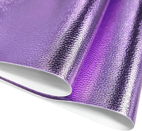 HYANG Metal Lychee Embossed Black Faux Leather Sheets 1 Rolls 12"X53"(30cmX135cm),Faux Leather Very Suitable for Making Crafts, Leather Earrings, Bows,Handbag，Sewing in Saudi Arabia