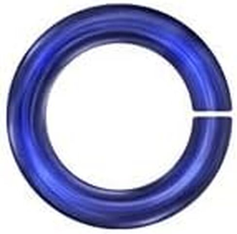 Weave Got Maille Cobalt مقاس 18 مقاس 7 مم حلقات قفز من الألومنيوم المؤكسد - 1 أونصة in Kuwait