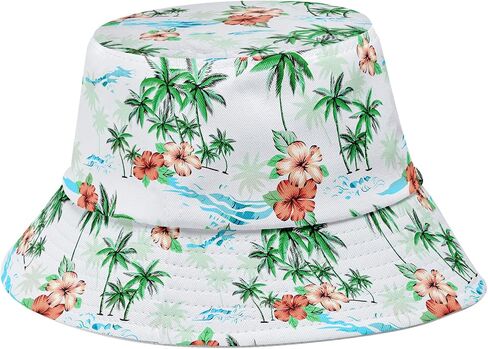 Bucket Hat Unisex Print Cute Fashion Fisherman Hats Outdoor Summer Beach Sun Hats for Men Women in Saudi Arabia