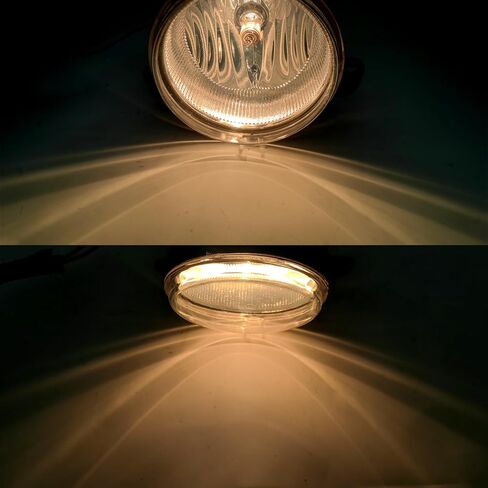 مجموعة مصابيح الضباب لسيارة دودج تشارجر 2011 2012 2013 2014، زوج من مصابيح الضباب مع مصابيح الهالوجين والمبيت - عدسات شفافة in Kuwait