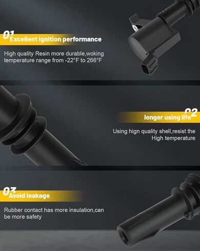 OCPTY Ignition Coil Coils Pack fits 1 pcs DG511 SP515, SP546,for Mercury for Mountaineer 4.6L,for Lincoln Navigator 5.4L 2005-2008,for Mark LT 5.4L,for Expedition 5.4L 2005-2008 in Kuwait