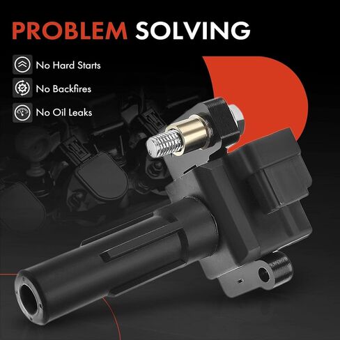 مجموعة A-Premium مكونة من 4 ملفات إشعال (للشاحن التوربيني) متوافقة مع Subaru Forester 2011-2013، Impreza 2011-2014، Legacy 2010-2012، WRX 2012-2014، WRX STI 2013-2020 - لشاحن توربيني H4 2.5L in Kuwait