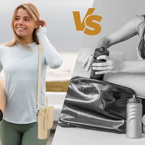 حقيبة حامل زجاجات المياه لكأس ستانلي 40 أونصة، حامل زجاجة كبير مزدوج الطبقات مقاوم للماء مع حقيبة حزام قابلة للتعديل مثالية لملحقات كأس ستانلي in Saudi Arabia