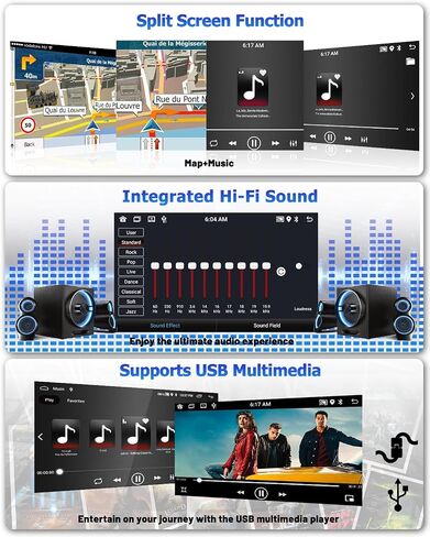 2+64GB Android 13 Car Stereo for GMC Yukon Chevrolet Chevy Tahoe Suburban 2007-2012 with Wireless Apple Carplay Android Auto, 9'' Touchscreen with GPS Mirror Link Bluetooth WiFi Backup Camera Mic in Saudi Arabia