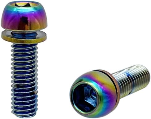 Bolts Screw with Washers for MTB Bike Bicycle Stem M5x20mm M6x20mm Steel Allen Hex Tapered in Kuwait