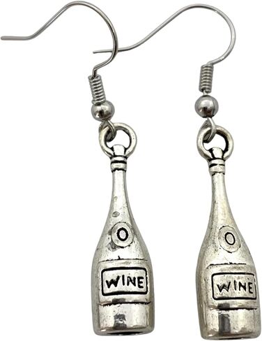 Wine Bottle Earrings - Wine Christmas Birthday Gifts for Women in Saudi Arabia