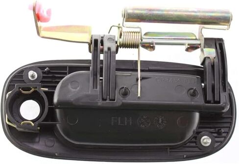 KarParts360 for Dodge Dakota Exterior Door Handle 2002-2004 Driver Side Front, | Textured Black | with Key Hole | Trim: All Submodels | CH1310126 | 55362891AB in Kuwait