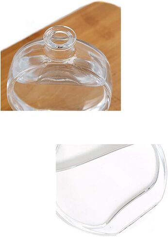 Set of 3 Small Glass Vase for Centerpieces,Glass Bud Vase Hydroponic Vase,Mini Table Vase Clear Flower Vase Decorative for Wedding Farmhouse Party Home Decor(Clear 1) in Saudi Arabia