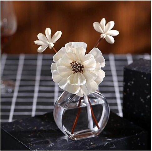 Set of 3 Small Glass Vase for Centerpieces,Glass Bud Vase Hydroponic Vase,Mini Table Vase Clear Flower Vase Decorative for Wedding Farmhouse Party Home Decor(Clear 1) in Saudi Arabia