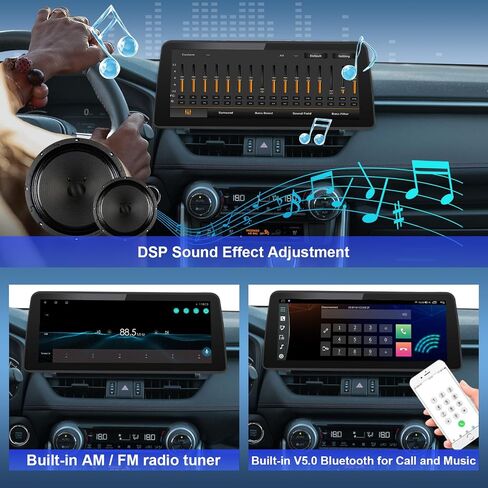 Road Top 12.3" Android 12 Car Stereo Touchscreen for Toyota RAV4 2020-2022 Year(Not fit for Original car with Amplifier!!!, Support Wireless Carplay, Android Auto in Saudi Arabia