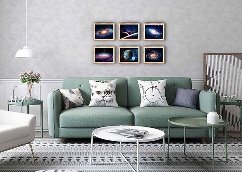 الكون مليء بالنجوم السماء جدار الفن الفضاء الخارجي صور اللوحة المجرة سديم رائعة، لغرفة النوم، غرفة المعيشة، ديكور الحمام، ملصقات للأطفال، غرفة الأولاد أو البنات، مجموعة من 6 (8 "× 10") غير مؤطرة in Kuwait