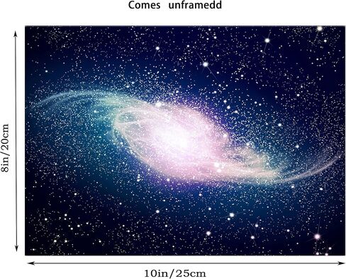 الكون مليء بالنجوم السماء جدار الفن الفضاء الخارجي صور اللوحة المجرة سديم رائعة، لغرفة النوم، غرفة المعيشة، ديكور الحمام، ملصقات للأطفال، غرفة الأولاد أو البنات، مجموعة من 6 (8 "× 10") غير مؤطرة in Kuwait